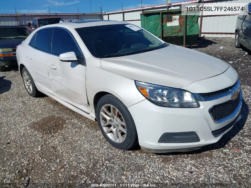 2015 Chevrolet Malibu 1Lt VIN: 1G11C5SL7FF246574 Lot: 40800711