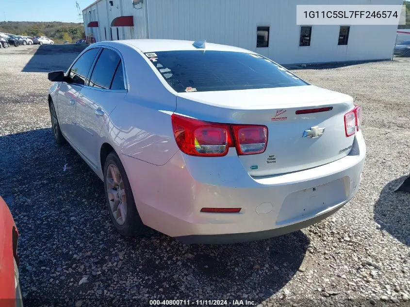 2015 Chevrolet Malibu 1Lt VIN: 1G11C5SL7FF246574 Lot: 40800711