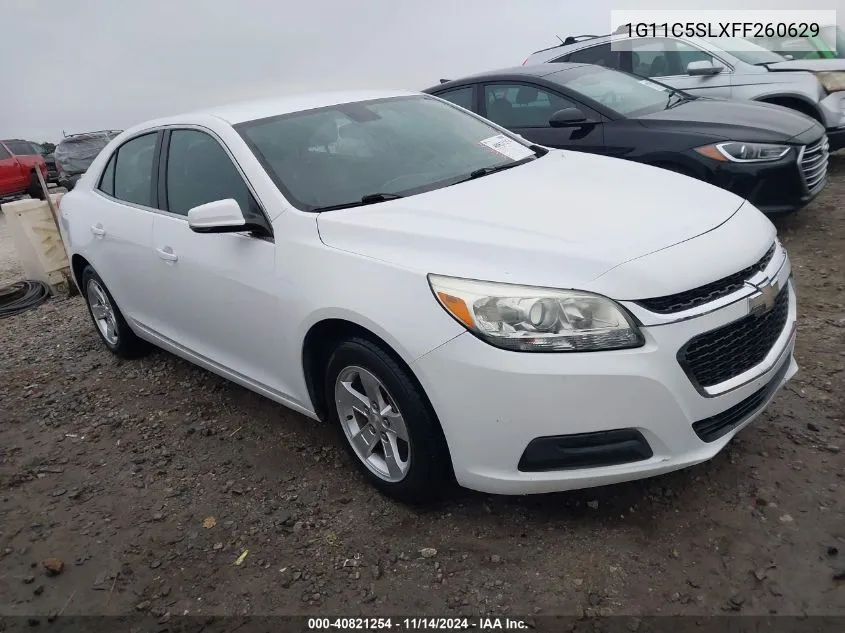 2015 Chevrolet Malibu 1Lt VIN: 1G11C5SLXFF260629 Lot: 40821254