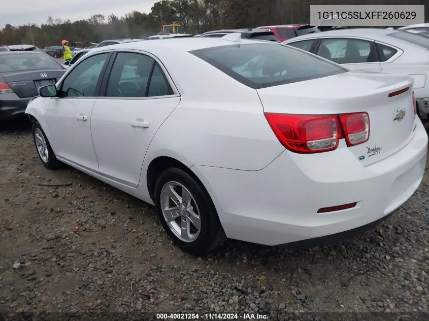 2015 Chevrolet Malibu 1Lt VIN: 1G11C5SLXFF260629 Lot: 40821254