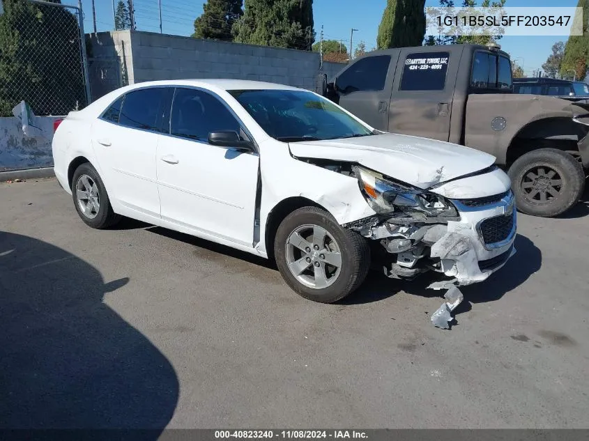 1G11B5SL5FF203547 2015 Chevrolet Malibu Ls