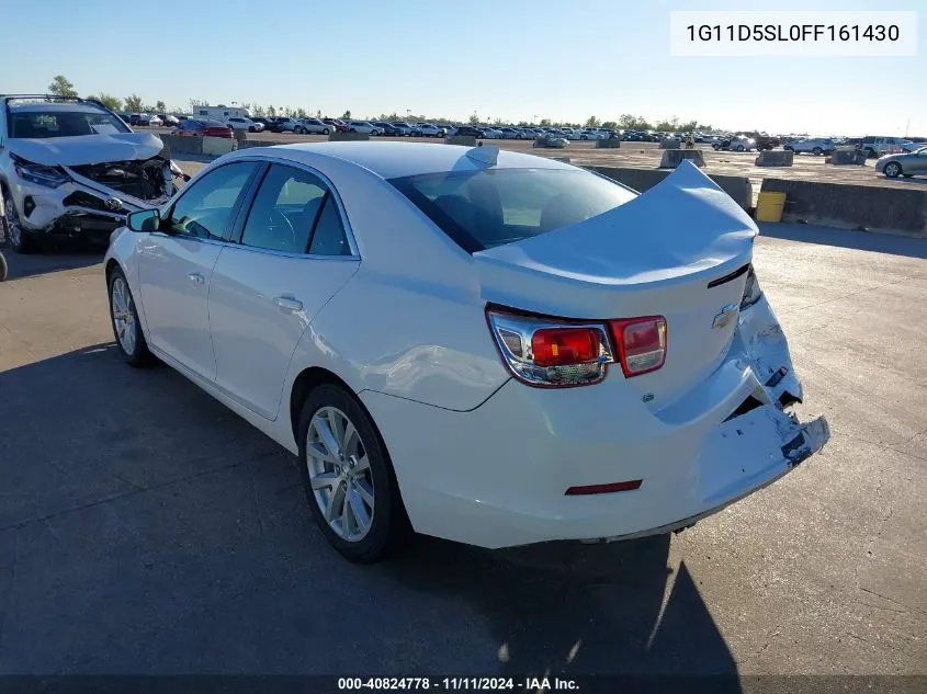 2015 Chevrolet Malibu 2Lt VIN: 1G11D5SL0FF161430 Lot: 40824778