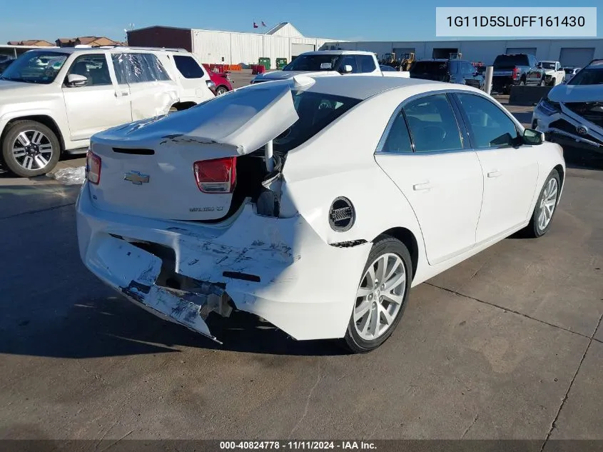 2015 Chevrolet Malibu 2Lt VIN: 1G11D5SL0FF161430 Lot: 40824778