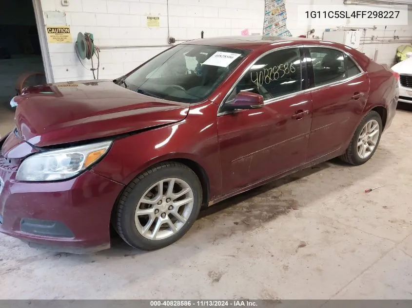 2015 Chevrolet Malibu 1Lt VIN: 1G11C5SL4FF298227 Lot: 40828586