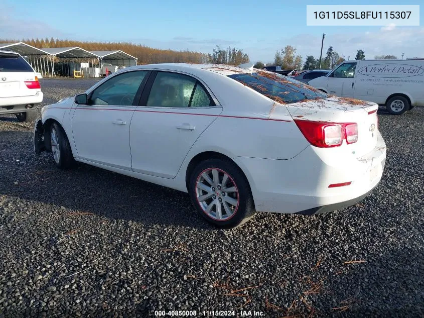 2015 Chevrolet Malibu 2Lt VIN: 1G11D5SL8FU115307 Lot: 40850008