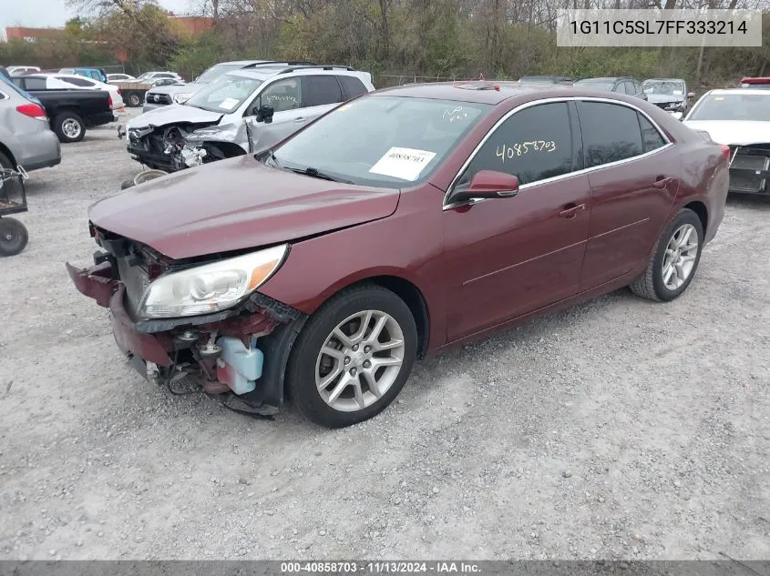 2015 Chevrolet Malibu 1Lt VIN: 1G11C5SL7FF333214 Lot: 40858703