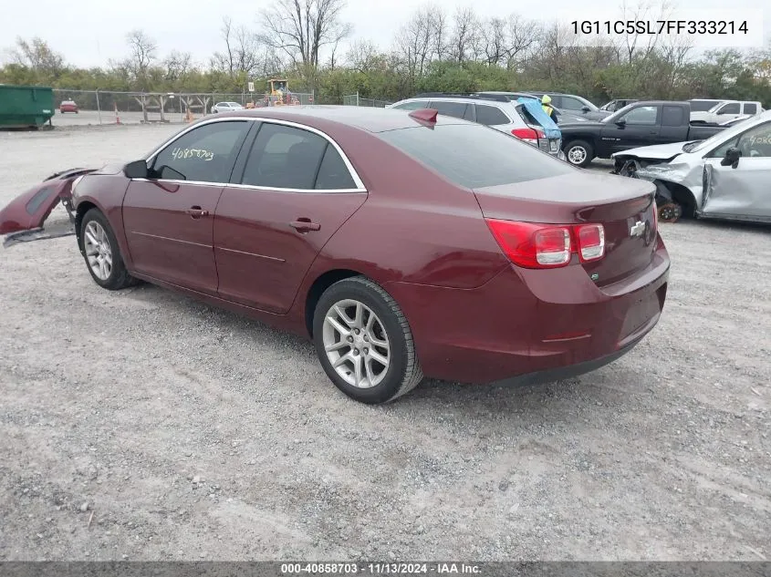 2015 Chevrolet Malibu 1Lt VIN: 1G11C5SL7FF333214 Lot: 40858703