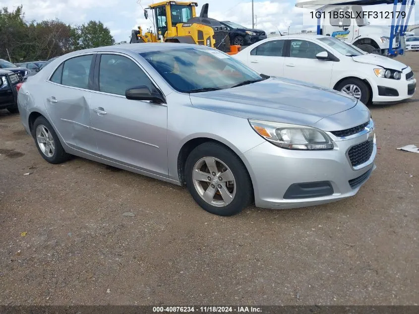 2015 Chevrolet Malibu Ls VIN: 1G11B5SLXFF312179 Lot: 40876234