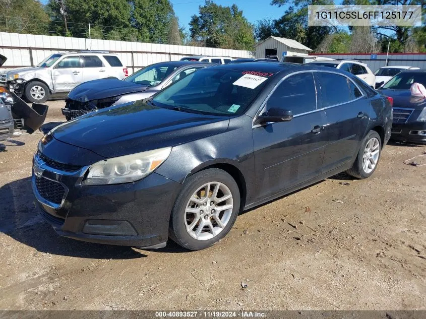 2015 Chevrolet Malibu 1Lt VIN: 1G11C5SL6FF125177 Lot: 40893527