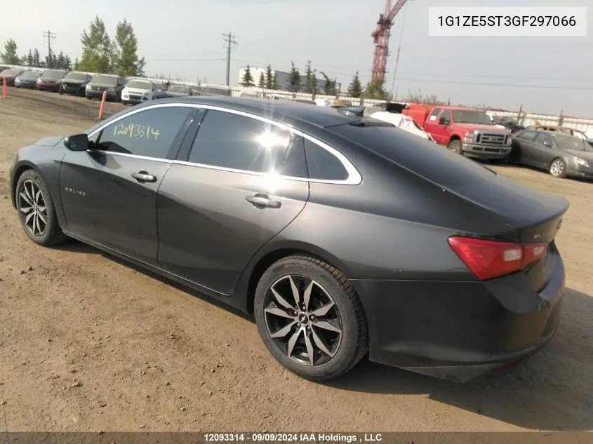 2016 Chevrolet Malibu Lt VIN: 1G1ZE5ST3GF297066 Lot: 12093314