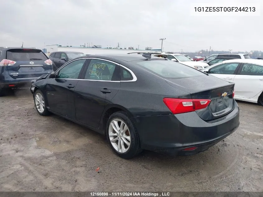 2016 Chevrolet Malibu VIN: 1G1ZE5ST0GF244213 Lot: 12150898