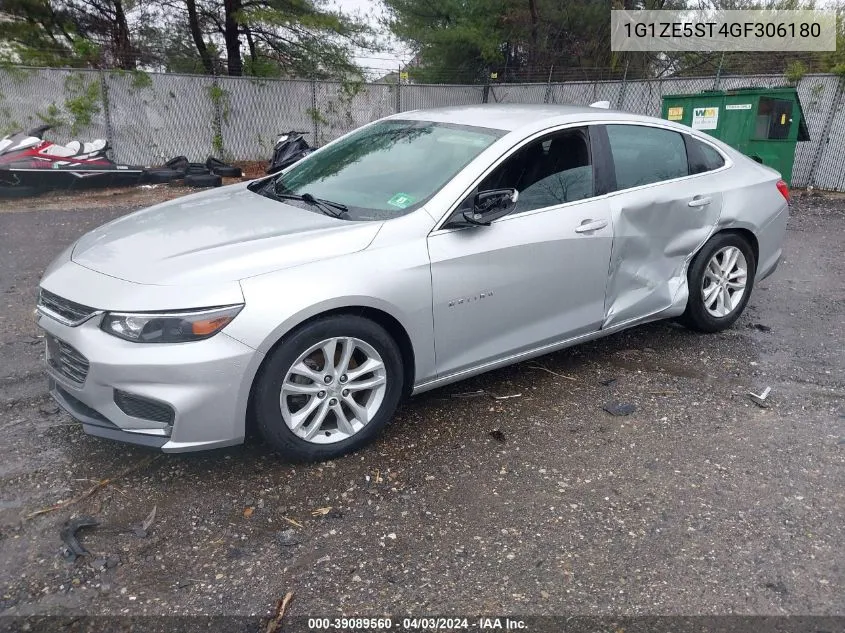 2016 Chevrolet Malibu 1Lt VIN: 1G1ZE5ST4GF306180 Lot: 39089560