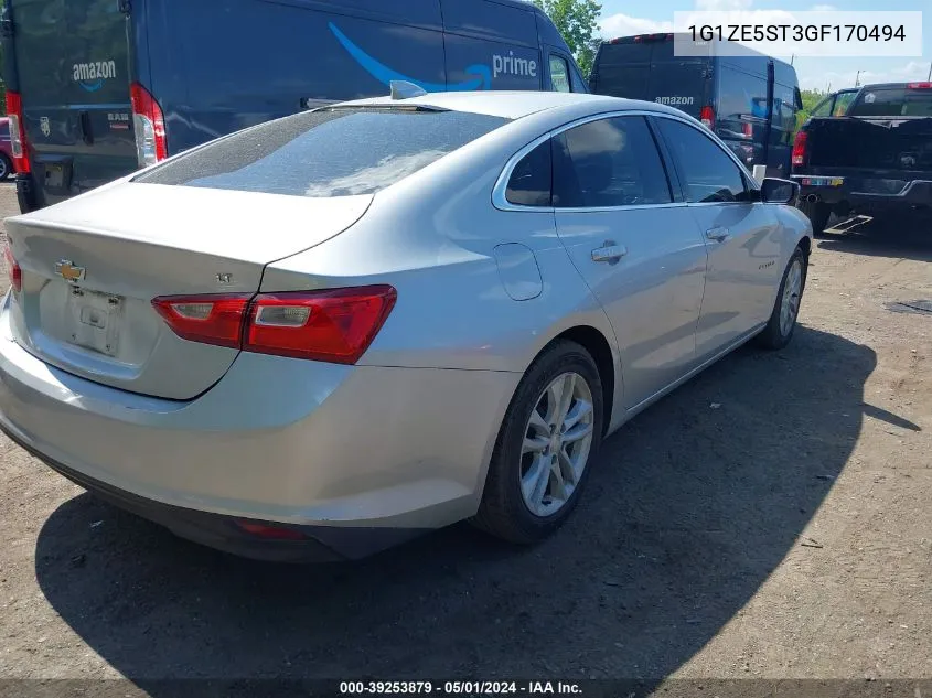 1G1ZE5ST3GF170494 2016 Chevrolet Malibu 1Lt