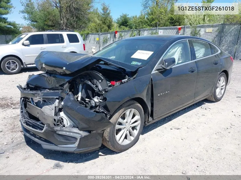 2016 Chevrolet Malibu 1Lt VIN: 1G1ZE5STXGF261018 Lot: 39256301