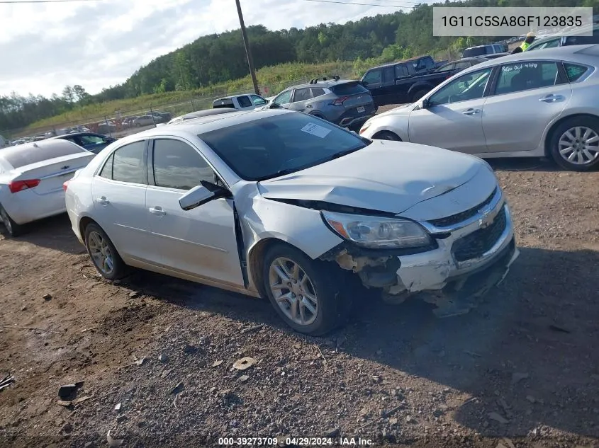 1G11C5SA8GF123835 2016 Chevrolet Malibu Limited Lt