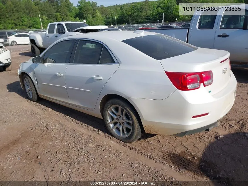 1G11C5SA8GF123835 2016 Chevrolet Malibu Limited Lt