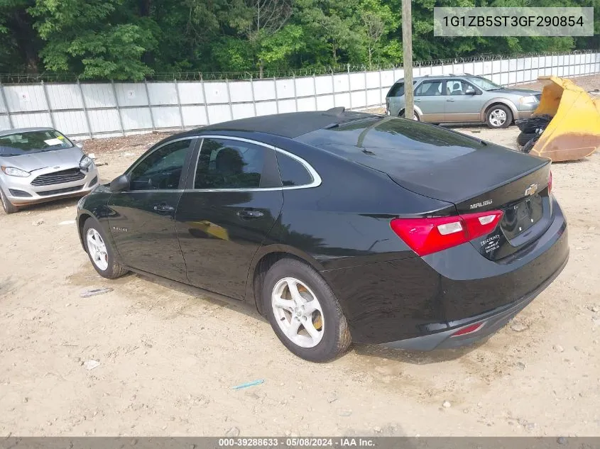 2016 Chevrolet Malibu Ls VIN: 1G1ZB5ST3GF290854 Lot: 39288633