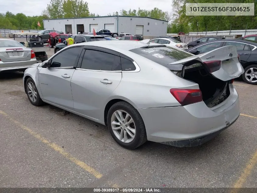 2016 Chevrolet Malibu 1Lt VIN: 1G1ZE5ST6GF304625 Lot: 39389317