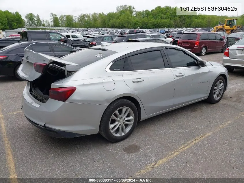 2016 Chevrolet Malibu 1Lt VIN: 1G1ZE5ST6GF304625 Lot: 39389317