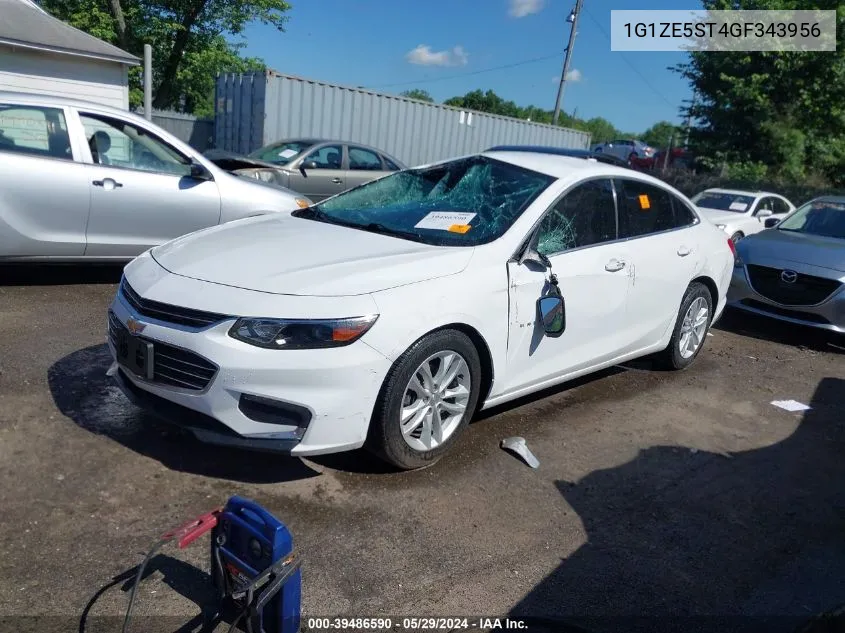 1G1ZE5ST4GF343956 2016 Chevrolet Malibu 1Lt