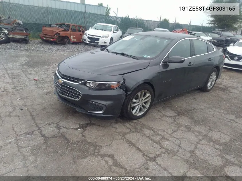 2016 Chevrolet Malibu 1Lt VIN: 1G1ZE5ST4GF303165 Lot: 39488974