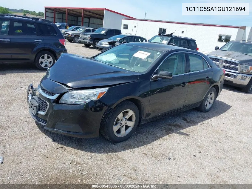 2016 Chevrolet Malibu Limited Lt VIN: 1G11C5SA1GU121694 Lot: 39545606