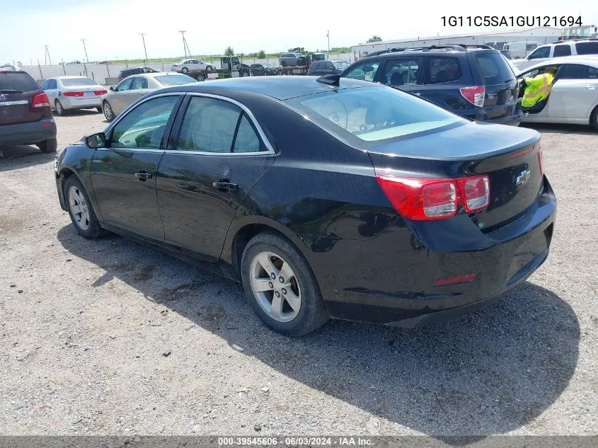 2016 Chevrolet Malibu Limited Lt VIN: 1G11C5SA1GU121694 Lot: 39545606