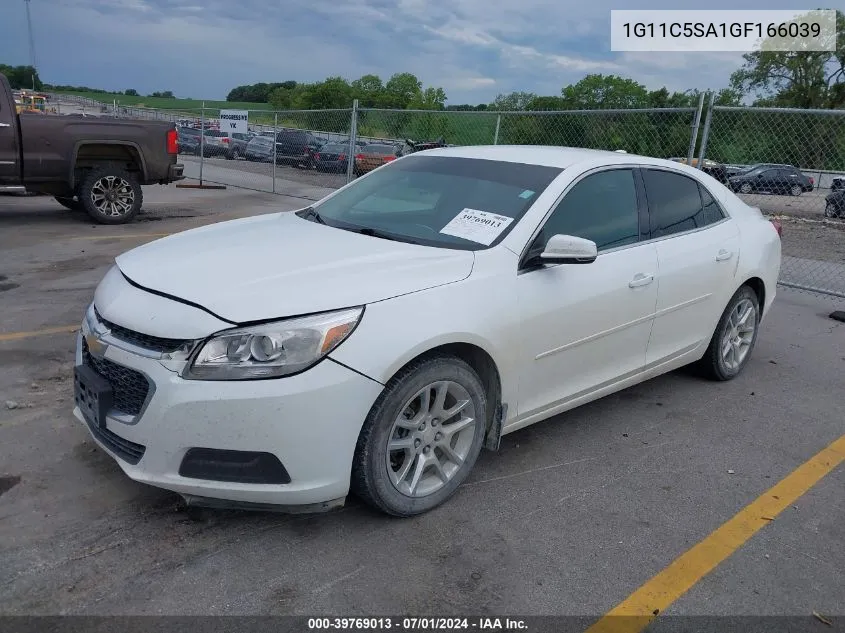 2016 Chevrolet Malibu Limited Lt VIN: 1G11C5SA1GF166039 Lot: 39769013