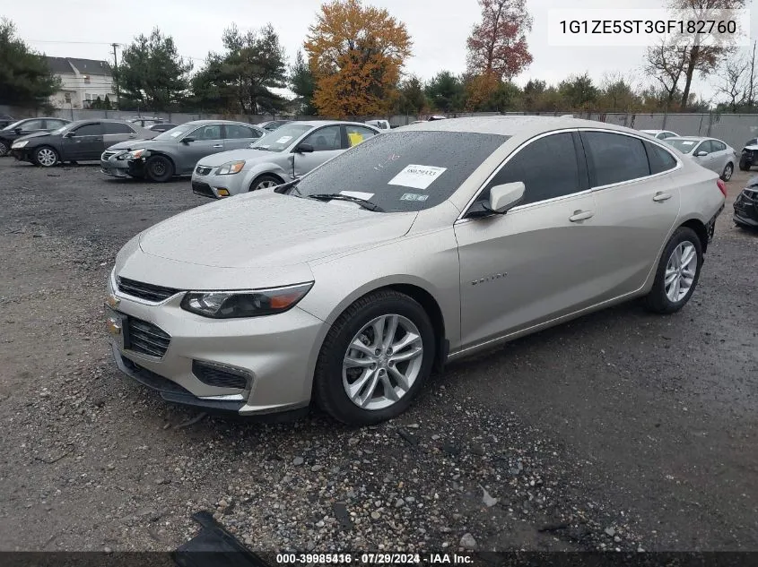 2016 Chevrolet Malibu 1Lt VIN: 1G1ZE5ST3GF182760 Lot: 39985416