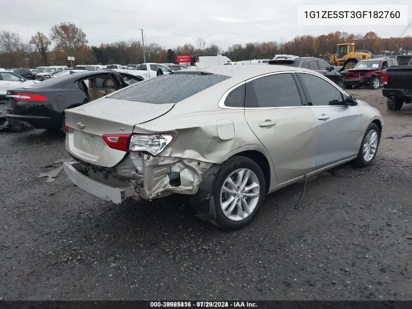 2016 Chevrolet Malibu 1Lt VIN: 1G1ZE5ST3GF182760 Lot: 39985416