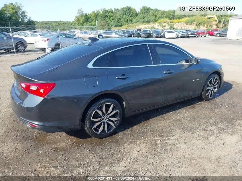 1G1ZF5SX9GF260569 2016 Chevrolet Malibu 2Lt