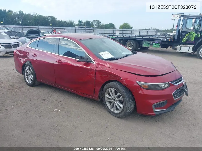 2016 Chevrolet Malibu 1Lt VIN: 1G1ZE5ST2GF320076 Lot: 40383126