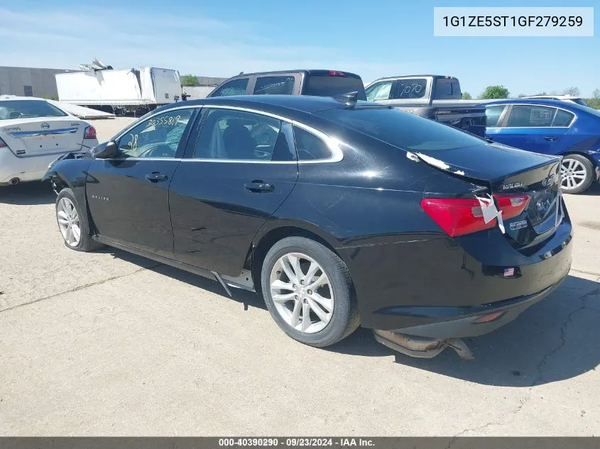 2016 Chevrolet Malibu 1Lt VIN: 1G1ZE5ST1GF279259 Lot: 40390290