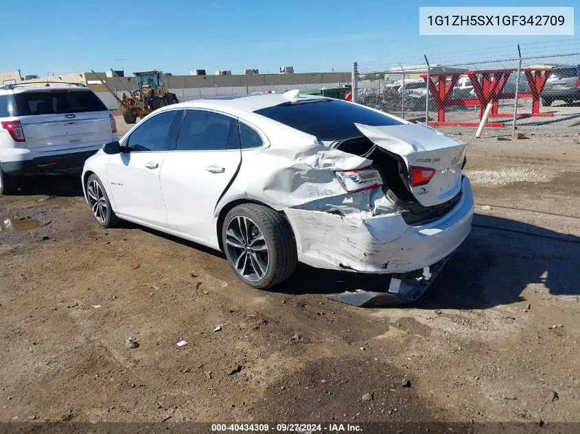 2016 Chevrolet Malibu Premier VIN: 1G1ZH5SX1GF342709 Lot: 40434309