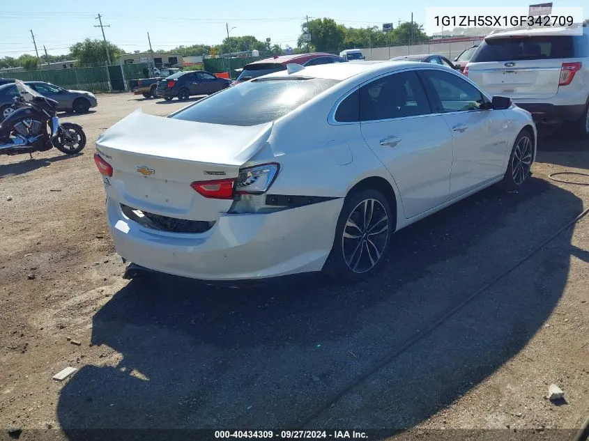 2016 Chevrolet Malibu Premier VIN: 1G1ZH5SX1GF342709 Lot: 40434309