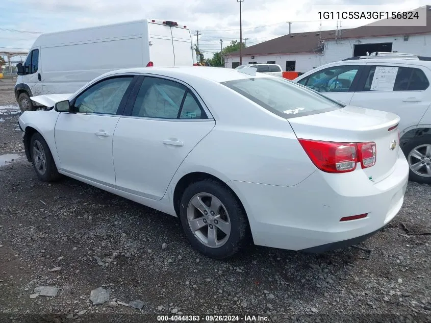 2016 Chevrolet Malibu Limited Lt VIN: 1G11C5SA3GF156824 Lot: 40448363