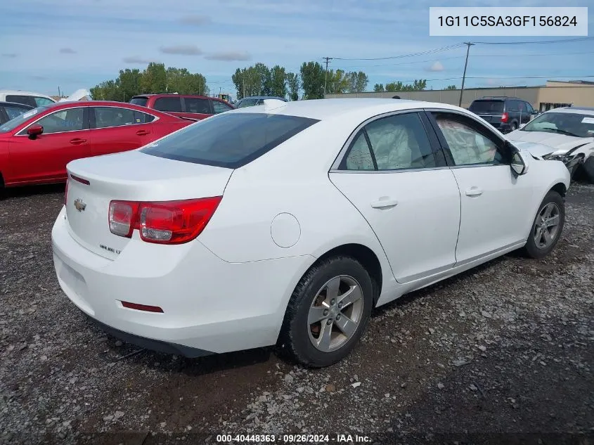 2016 Chevrolet Malibu Limited Lt VIN: 1G11C5SA3GF156824 Lot: 40448363