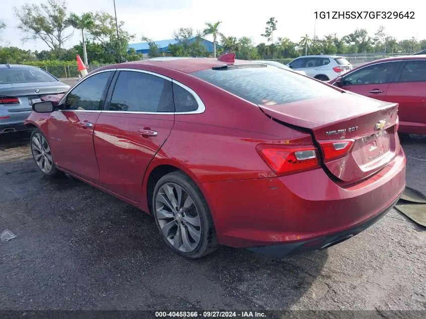 1G1ZH5SX7GF329642 2016 Chevrolet Malibu Premier