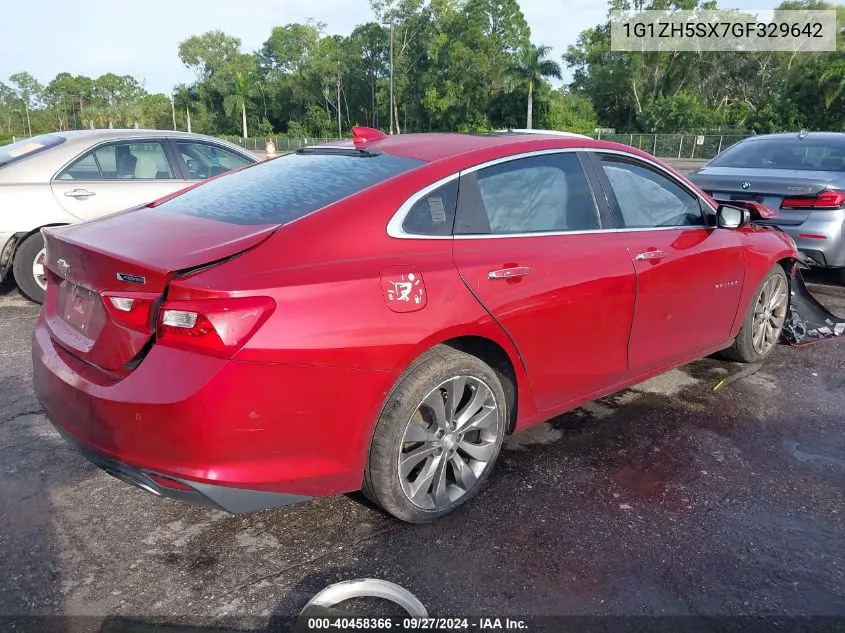 2016 Chevrolet Malibu Premier VIN: 1G1ZH5SX7GF329642 Lot: 40458366