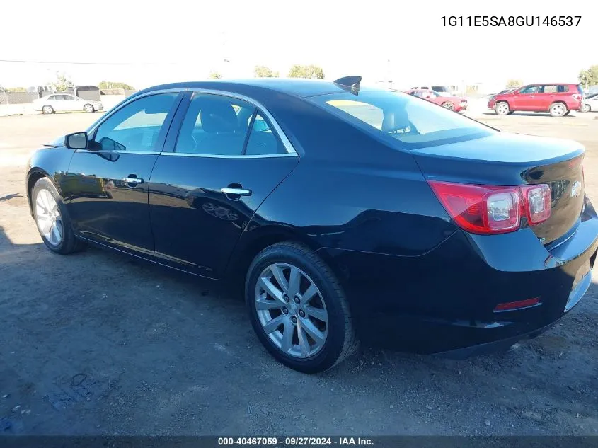 2016 Chevrolet Malibu Limited Ltz VIN: 1G11E5SA8GU146537 Lot: 40467059