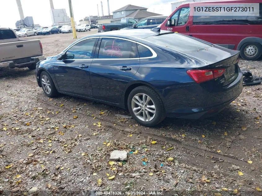 2016 Chevrolet Malibu 1Lt VIN: 1G1ZE5ST1GF273011 Lot: 40478326