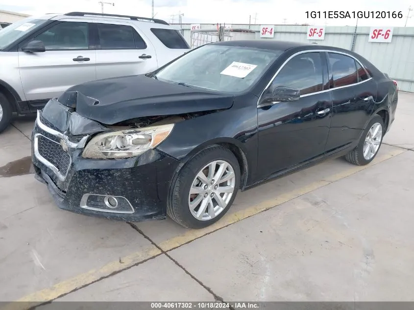 2016 Chevrolet Malibu Limited Ltz VIN: 1G11E5SA1GU120166 Lot: 40617302