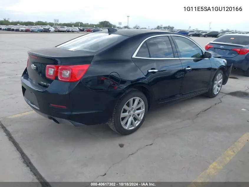 2016 Chevrolet Malibu Limited Ltz VIN: 1G11E5SA1GU120166 Lot: 40617302