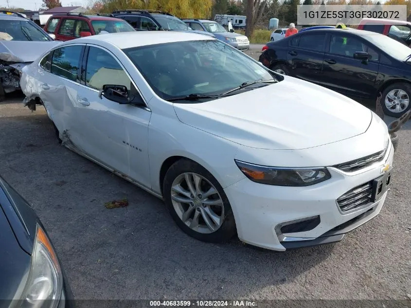 2016 Chevrolet Malibu Lt VIN: 1G1ZE5ST3GF302072 Lot: 40683599