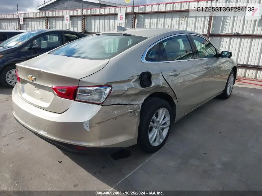 1G1ZE5ST3GF284138 2016 Chevrolet Malibu 1Lt