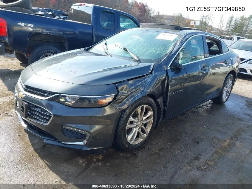 2016 Chevrolet Malibu 1Lt VIN: 1G1ZE5ST7GF349850 Lot: 40693893