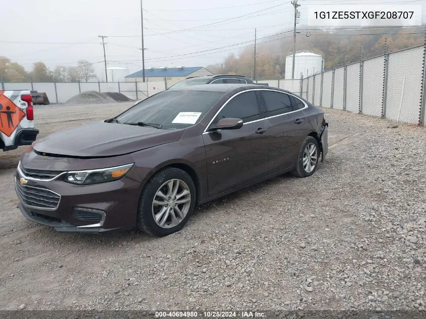 2016 Chevrolet Malibu 1Lt VIN: 1G1ZE5STXGF208707 Lot: 40694980