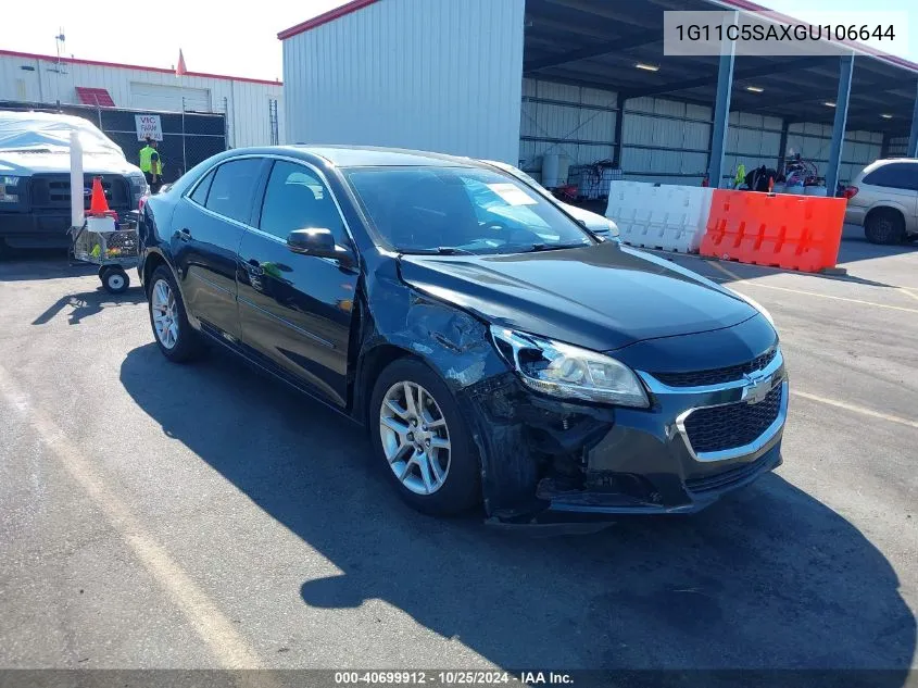 1G11C5SAXGU106644 2016 Chevrolet Malibu Limited Lt