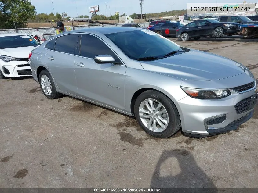 2016 Chevrolet Malibu 1Lt VIN: 1G1ZE5STXGF171447 Lot: 40716555