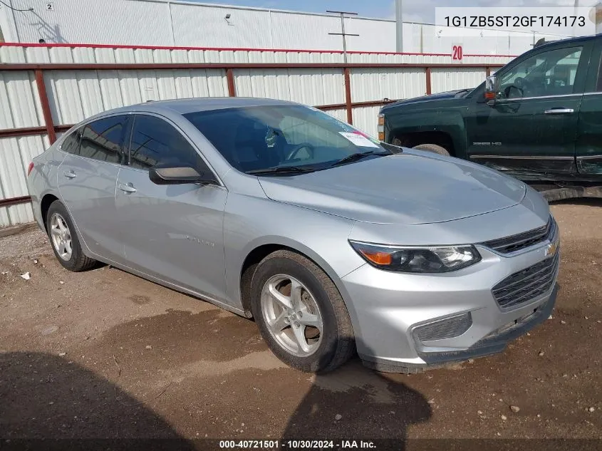 2016 Chevrolet Malibu Ls VIN: 1G1ZB5ST2GF174173 Lot: 40721501